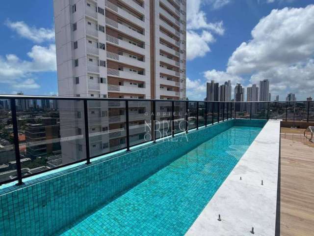 Apartamento com 3 dormitórios e área de lazer na cobertura à venda, 68 m² por R$ 360.000 - Estados - João Pessoa/PB