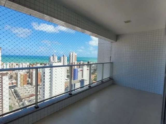 Apartamento com 3 suítes e vista definitiva para o mar