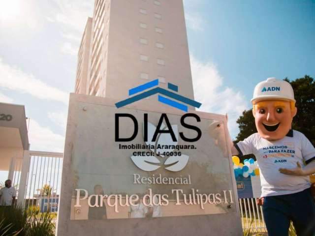 Residencial das tulipas ii apartamento dois dormitórios sacada e lazer comp