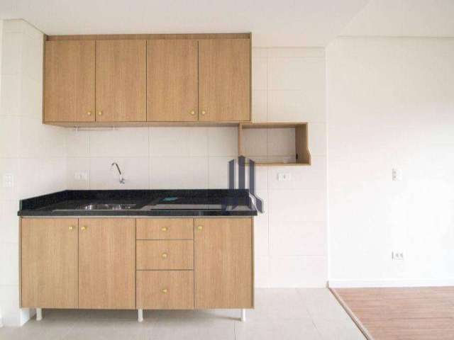 Apartamento com 1 dormitório para alugar, 31 m² por R$ 1.970,00/mês - Novo Mundo - Curitiba/PR