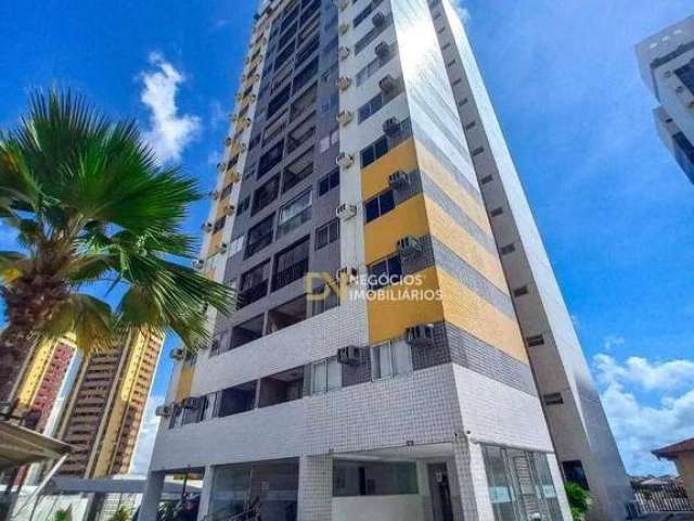 Excelente apartamento com 2 dormitórios sendo 1 suíte em andar alto à venda, 57 m² por R$ 275.000 - Petrópolis - Natal/RN