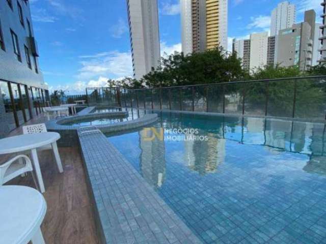 Apartamento com 1 dormitório à venda, 34 m² por R$ 300.000,00 - Ponta Negra - Natal/RN