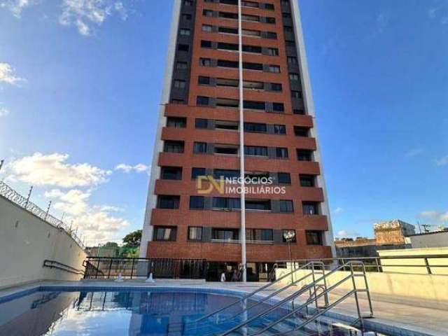 Apartamento com 3 dormitórios para alugar, 75 m² por R$ 2.400/mês - Cidade Alta - Natal/RN