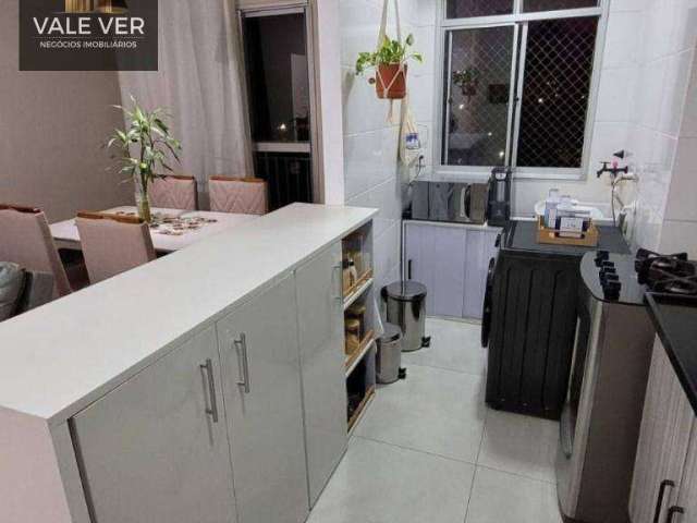 Apartamento com 2 dormitórios para alugar, 50 m² por R$ 2.620,00/mês - Parque Residencial Flamboyant - São José dos Campos/SP