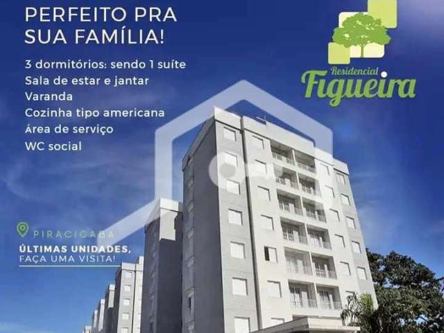 Apartamento 70m² 3 Dormitórios (1 Suíte) 1 Varanda 1 Banheiro 2 Vagas Em Dois Córregos Em  Piracicaba - SP