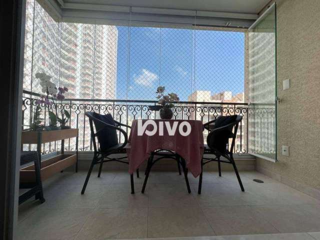 Apartamento a venda, 100 m² próximo de dois metrôs    Excelente localizaçãor R$ 1.550.000 - Brooklin - São Paulo/SP