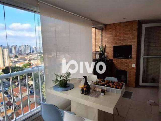 Apartamento com 3 dormitórios ( 1 suíte ), 2 vagas, à venda, 114 m² por R$ 1.287.000 - Vila Gumercindo - São Paulo/SP