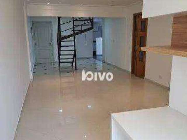 Cobertura com 2 quartos (1 suíte), 3 vagas,  à venda ou locação, 183 m² por R$ 1.200.000 ou 6.555,00 o pacote de locação - Metrô São Judas