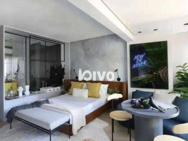 Apartamento com 1 quarto à venda, 37 m² por R$ 849.000 - Moema