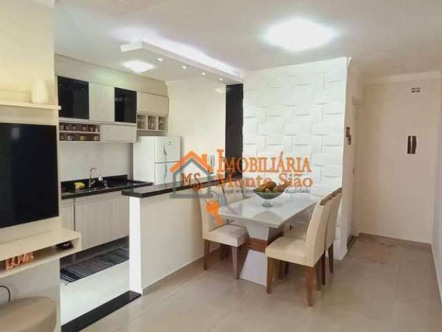 Apartamento com 2 dormitórios à venda, 50 m² por R$ 233.000,00 - Jardim Guilhermino - Guarulhos/SP