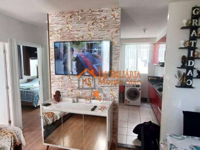 Apartamento com 2 dormitórios à venda, 43 m² por R$ 210.000,00 - Jardim São Domingos - Guarulhos/SP