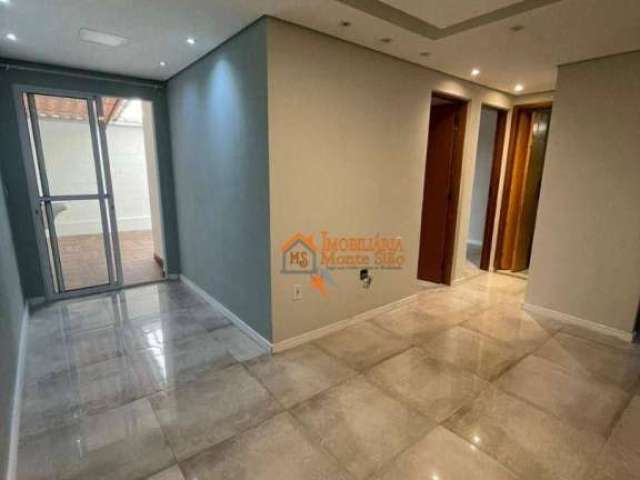 Apartamento Garden com 2 dormitórios para alugar, 84 m² por R$ 1.920,00/mês - Mikail II - Guarulhos/SP