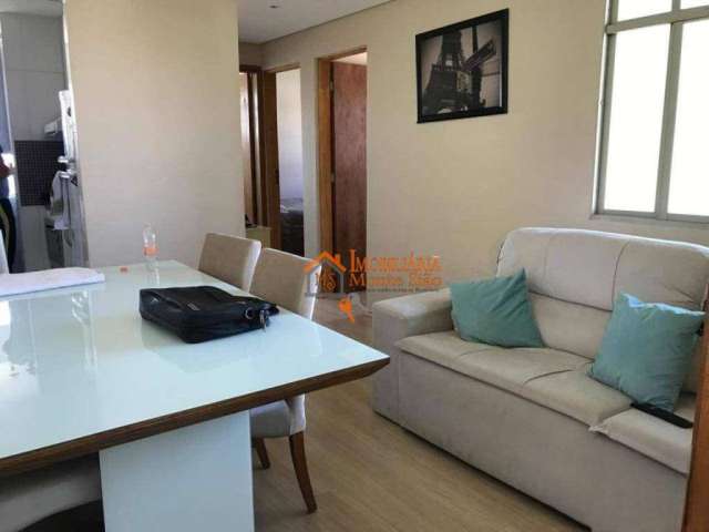 Apartamento com 2 dormitórios à venda, 49 m² por R$ 199.000,00 - Vila Nova Bonsucesso - Guarulhos/SP