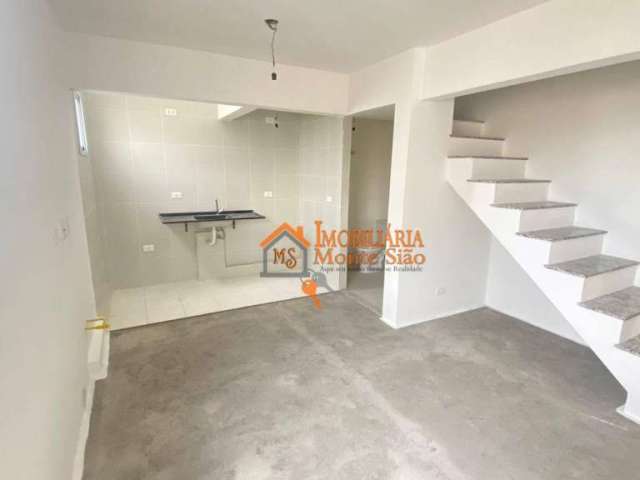 Apartamento Duplex com 1 dormitório à venda, 44 m² por R$ 295.080,00 - Vila Galvão - Guarulhos/SP