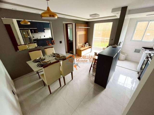 Apartamento com 2 dormitórios à venda, 46 m² por R$ 296.000,00 - Jardim do Triunfo - Guarulhos/SP
