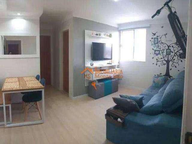 Apartamento com 2 dormitórios à venda, 44 m² por R$ 213.000,00 - Jardim São Luis - Guarulhos/SP