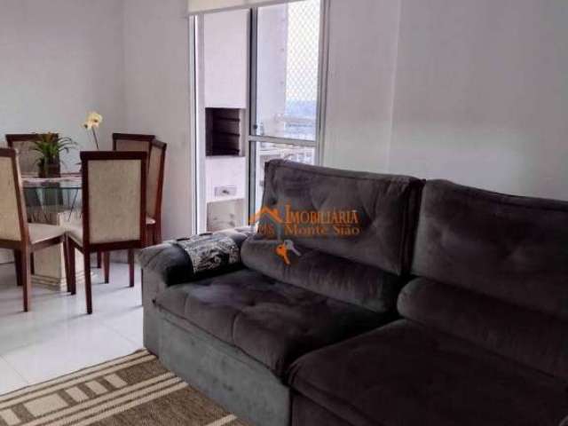 Apartamento com 3 dormitórios à venda, 65 m² por R$ 480.000,00 - Vila das Bandeiras - Guarulhos/SP