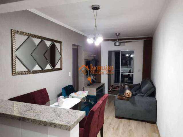 Apartamento com 2 dormitórios à venda, 55 m² por R$ 400.000,00 - Centro - Guarulhos/SP