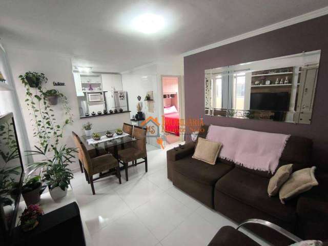 Apartamento com 2 dormitórios à venda, 44 m² por R$ 212.000,00 - Água Chata - Guarulhos/SP