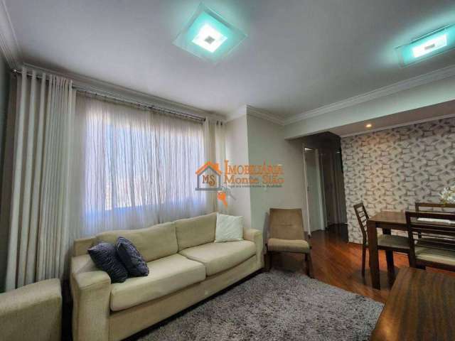 Apartamento com 3 dormitórios à venda, 60 m² por R$ 375.000,00 - Jardim Santa Clara - Guarulhos/SP