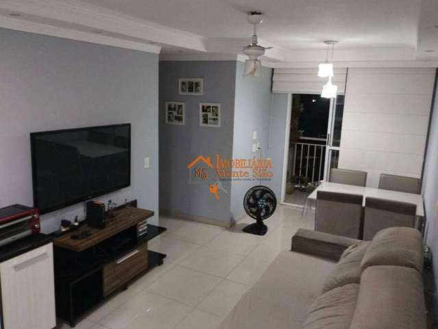 Apartamento com 3 dormitórios à venda, 62 m² por R$ 385.000,00 - Jardim Bela Vista - Guarulhos/SP