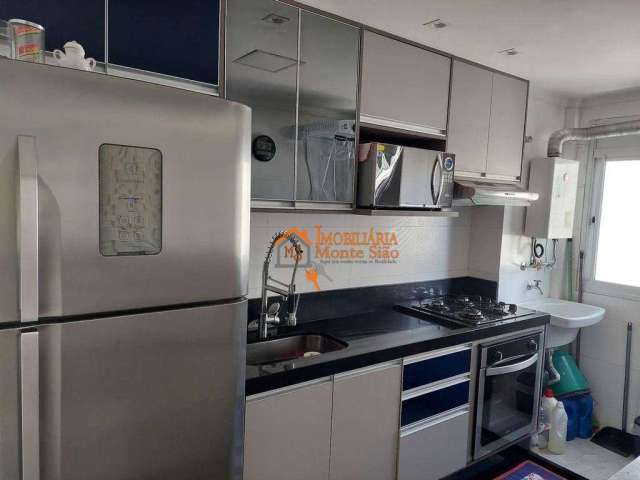 Apartamento com 2 dormitórios à venda, 49 m² por R$ 309.000,00 - Cocaia - Guarulhos/SP