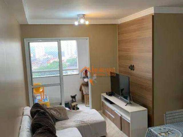 Apartamento com 3 dormitórios à venda, 59 m² por R$ 405.000,00 - Jardim Imperador - Guarulhos/SP