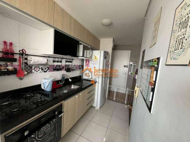 Apartamento com 2 dormitórios à venda, 54 m² por R$ 385.000,00 - Jardim Imperador - Guarulhos/SP