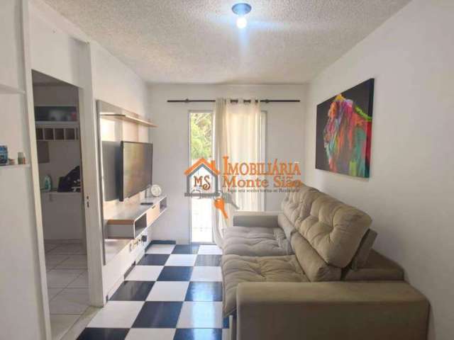 Apartamento com 2 dormitórios à venda, 47 m² por R$ 220.000,00 - Jardim São Domingos - Guarulhos/SP