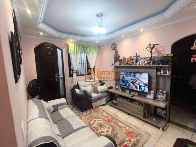 Sobrado com 3 dormitórios à venda por R$ 477.000,00 - Jardim Santa Emilia - Guarulhos/SP