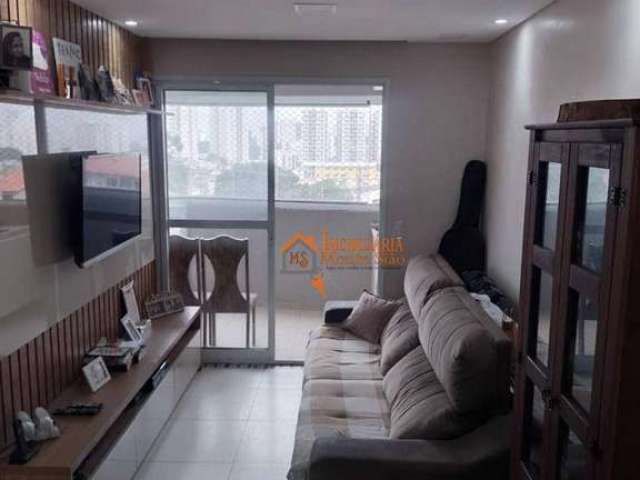 Apartamento com 3 dormitórios à venda, 82 m² por R$ 693.000,00 - Vila Augusta - Guarulhos/SP