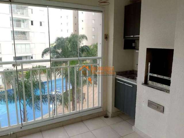 Apartamento com 3 dormitórios à venda, 74 m² por R$ 693.000,00 - Vila Augusta - Guarulhos/SP