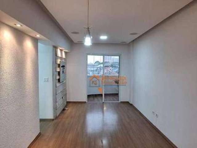 Apartamento com 3 dormitórios para alugar, 76 m² por R$ 3.292,00/mês - Vila Progresso - Guarulhos/SP