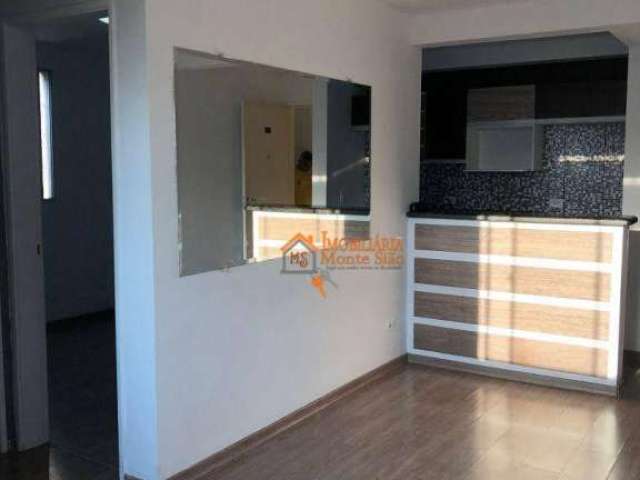 Apartamento com 2 dormitórios à venda, 46 m² por R$ 186.000,00 - Água Chata - Guarulhos/SP