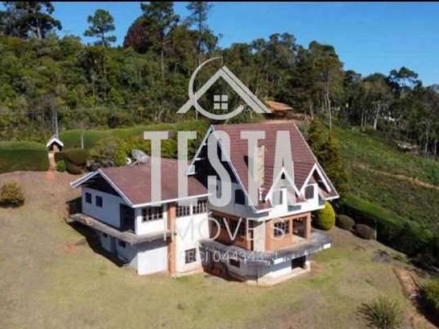 Casa á venda - campos do jordão com vista infinita para serra mantiqueira