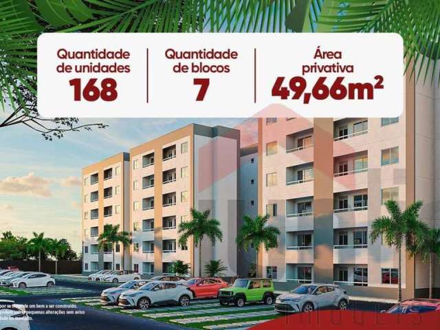 Apartamento para Venda em São José de Ribamar, Araçagy, 2 dormitórios, 1 suíte, 2 banheiros, 1 vaga