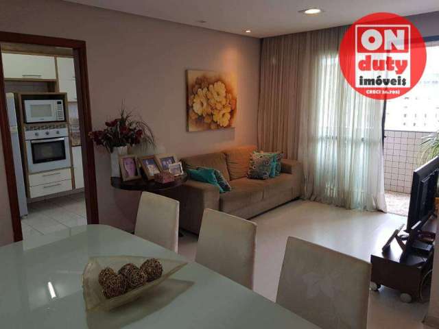 Apartamento com 2 dormitórios à venda, 77 m² por R$ 550.000,00 - Encruzilhada - Santos/SP