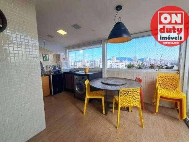 Apartamento com 2 dormitórios à venda, 111 m² por R$ 790.000,00 - Estuário - Santos/SP