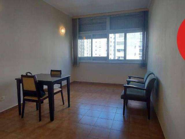 Apartamento com 1 dormitório à venda, 50 m² por R$ 375.000,00 - Boqueirão - Santos/SP