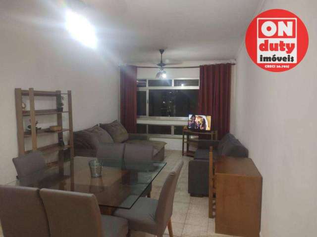 Apartamento para alugar, 100 m² por R$ 3.500,00/mês - Boqueirão - Santos/SP