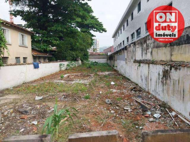 Terreno à venda, 400 m² por R$ 1.200.000,00 - Campo Grande - Santos/SP