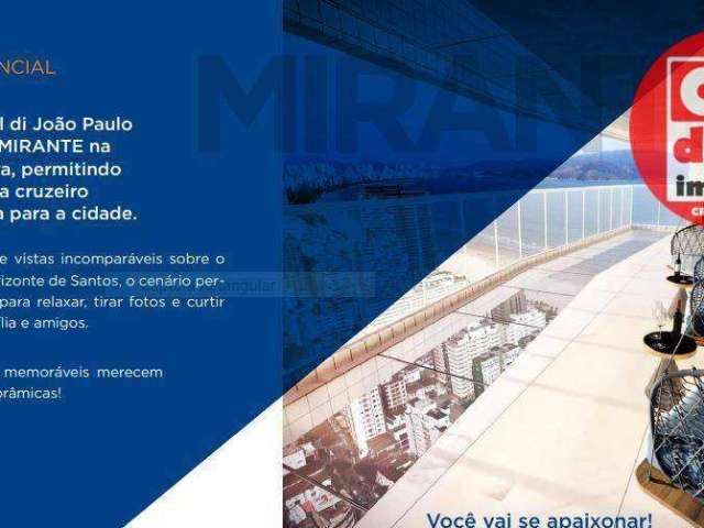 Cobertura à venda, 248 m² por R$ 5.040.000,00 - José Menino - Santos/SP