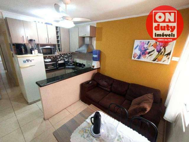 Apartamento com 2 dormitórios à venda, 44 m² por R$ 304.000,00 - José Menino - Santos/SP