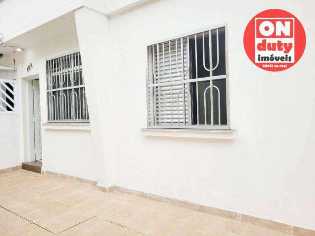 Casa com 65 m² - venda por R$ 690.000 ou aluguel por R$ 3.800/mês - Aparecida - Santos/SP