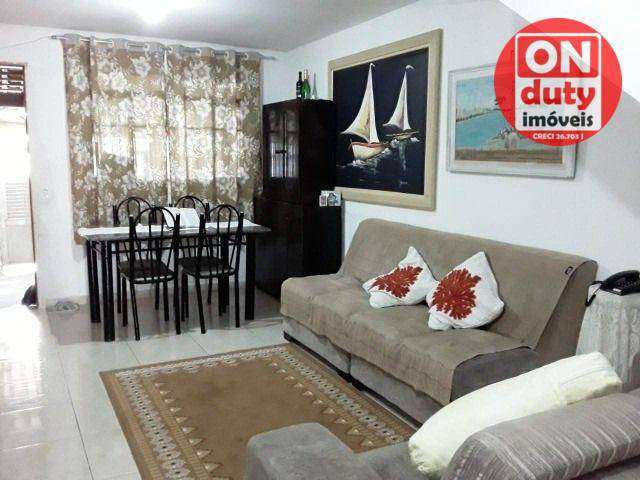 Sobrado com 2 dormitórios à venda, 87 m² por R$ 318.000,00 - Vila São Jorge - Santos/SP