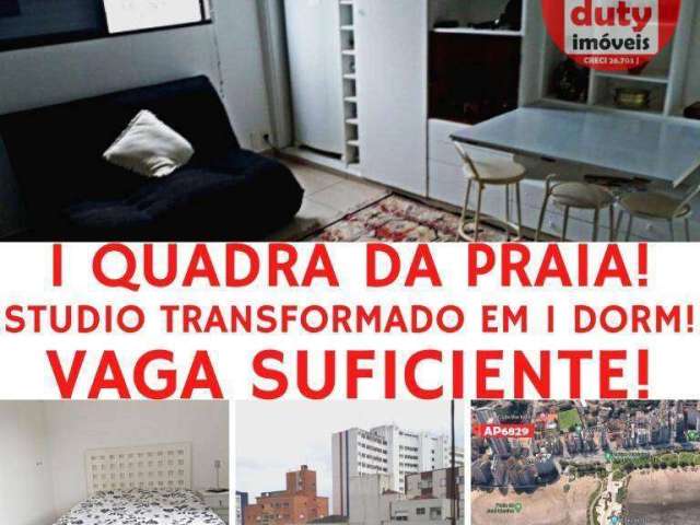 1 QUADRA da PRAIA - Studio à venda - José Menino - Santos/SP