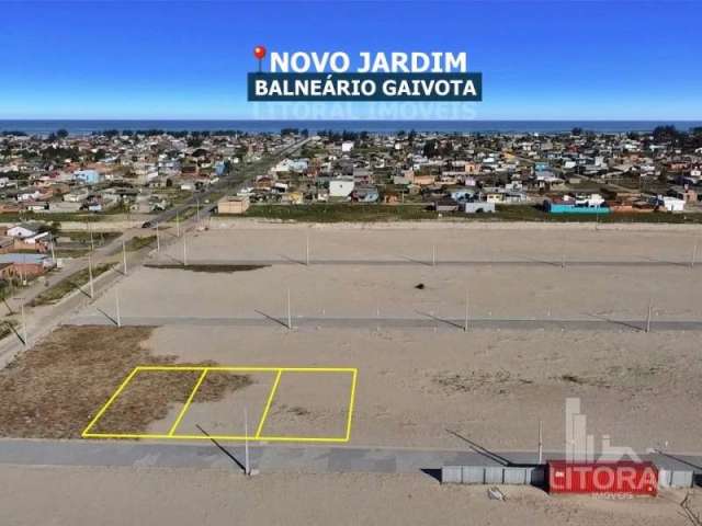 Terreno parcelado no loteamento Novo Jardim!!