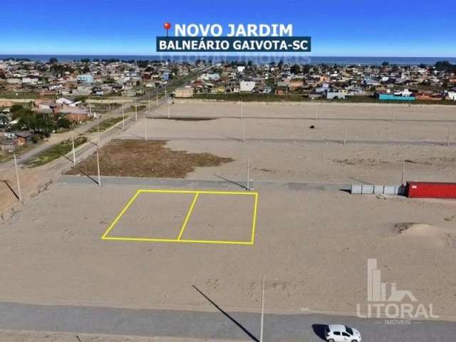 Terreno parcelado pronto para construir no loteamento Novo Jardim!!