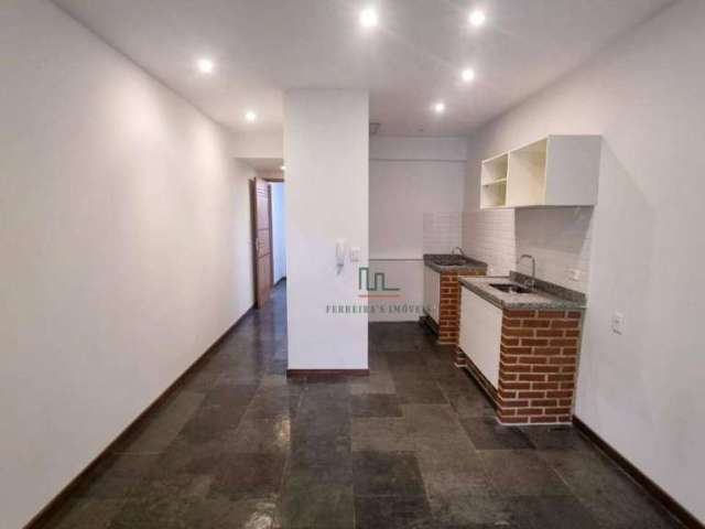 Apartamento com 1 dormitório, 35 m² - venda por R$ 250.000,00 ou aluguel por R$ 1.606,00/mês - Itaipu - Niterói/RJ