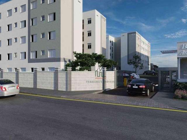 Apartamento com 1 dormitório à venda, 40 m² por R$ 201.990 - Amendoeira - São Gonçalo/RJ